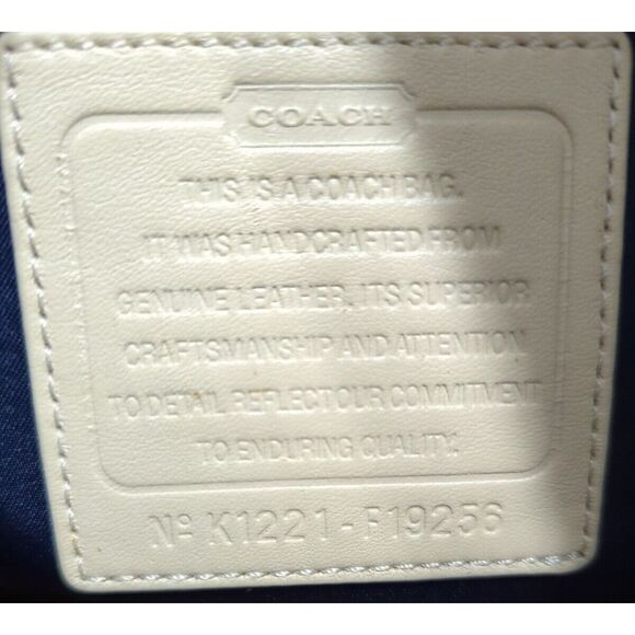 Coach Diaper Bag/Tote Off-white No K1221-F19256 - Picture 4 of 12